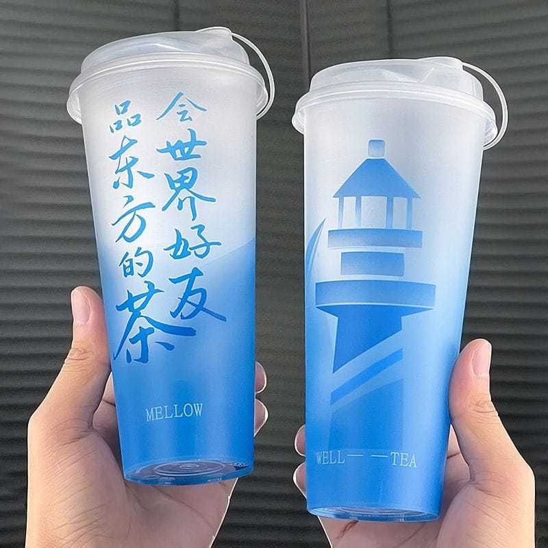 Стаканы с уникальным логотипом, Bubble tea Тапика, Джем, Сироп, Джуз