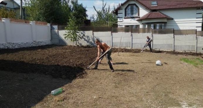 Уборка, перекопка, разбор и вынос мусора