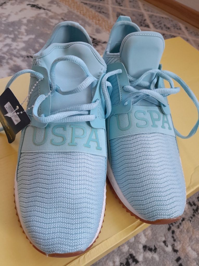 Лоферы US. POLO ASSN. 100% оригинал! 41 размер 27 см