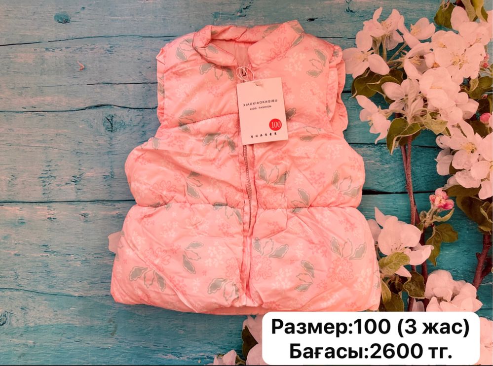 Куртка и жилетки для девочек