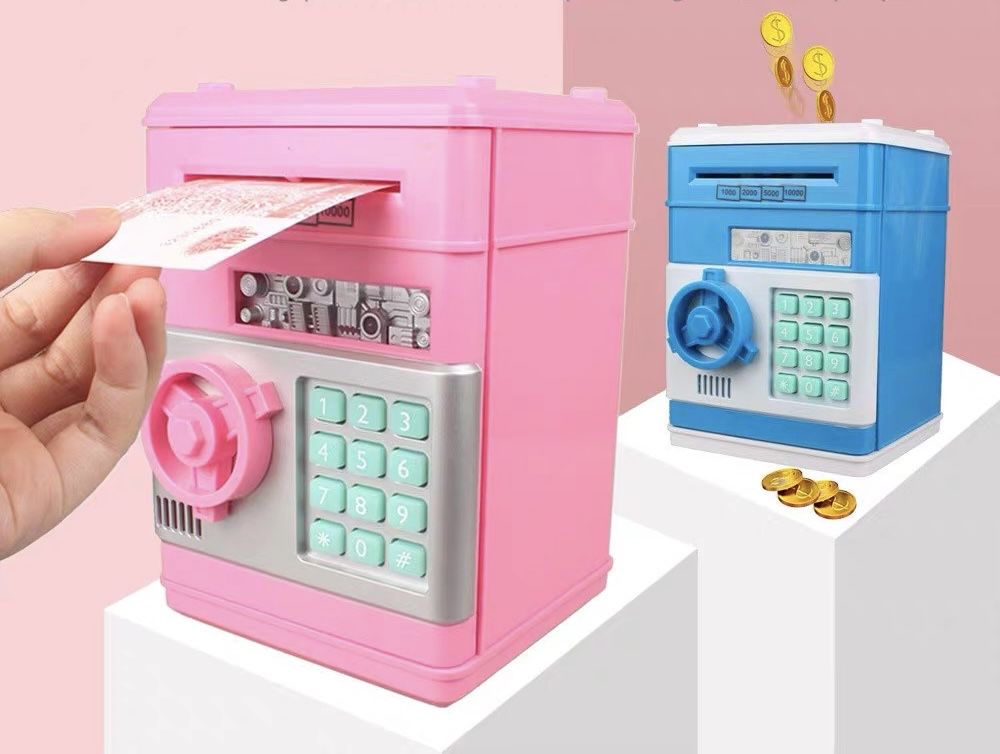 Копилка, сейф, банкомат, игрушка, для мальчика, для девочки