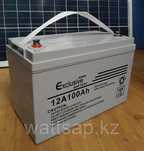 Аккумуляторная батарея 12V 100Ah Exclusive.  Солнычный батарей күн тоқ