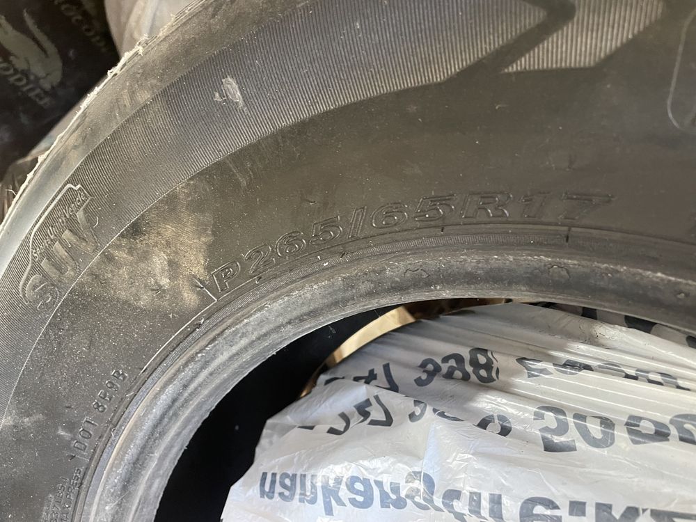 Прадо шины 265/65/17 бу состояние