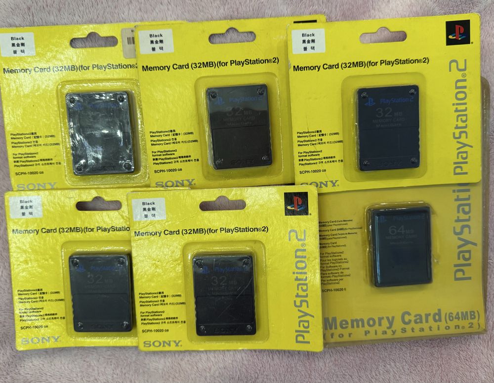 Playstation 2 Memory card 32/64мб новая