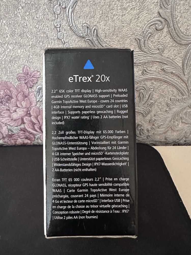 Новый GPS-навигатор Garmin eTrex - 20x, запечатан. Карты TopoActive EU
