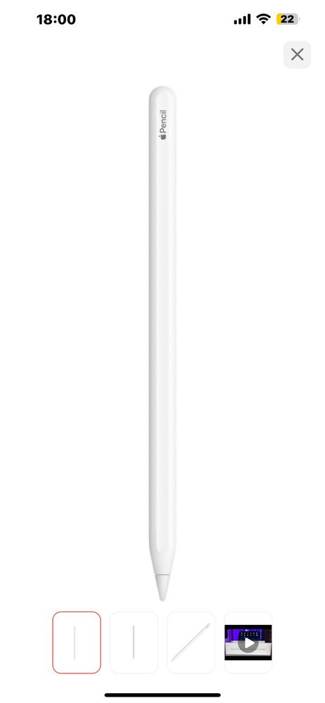 Apple pencil оригинал новый