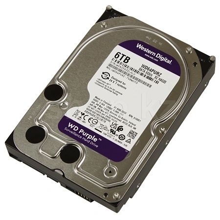 Жесткий диск HDD 6 TB Western Digital Surveillance (WD64PURZ)