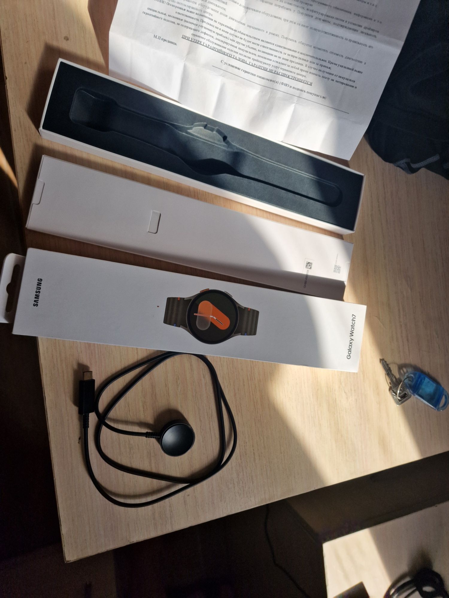 Samsung Galaxy Watch 7 40 мм (SM‑L300) • Почти новые • Полный комплект