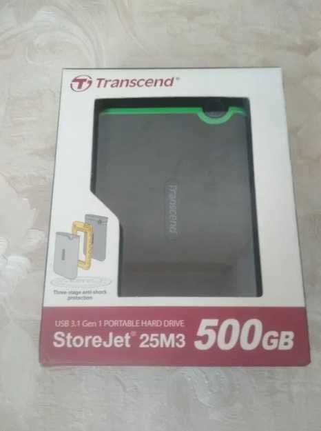 Внешний жесткий диск 500 гб HDD Transcend StoreJet игр ps4
