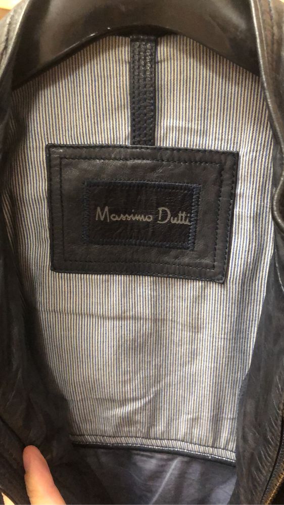 Куртка кожаная от Massimo Dutti