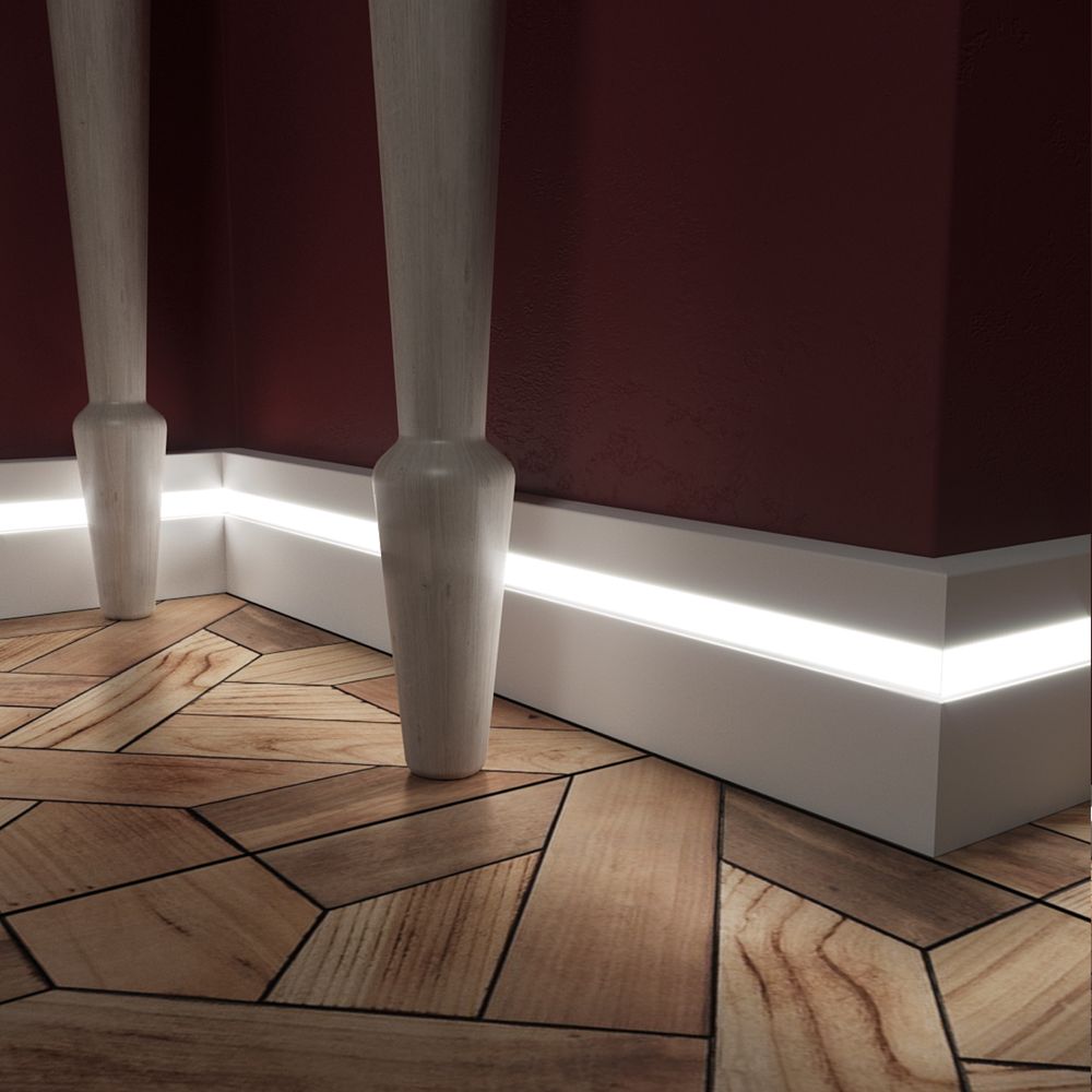Плинтус с LED подсветкой