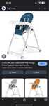Стульчик для кормления Peg Perego Prima Pappa Follow Me Petrolio
