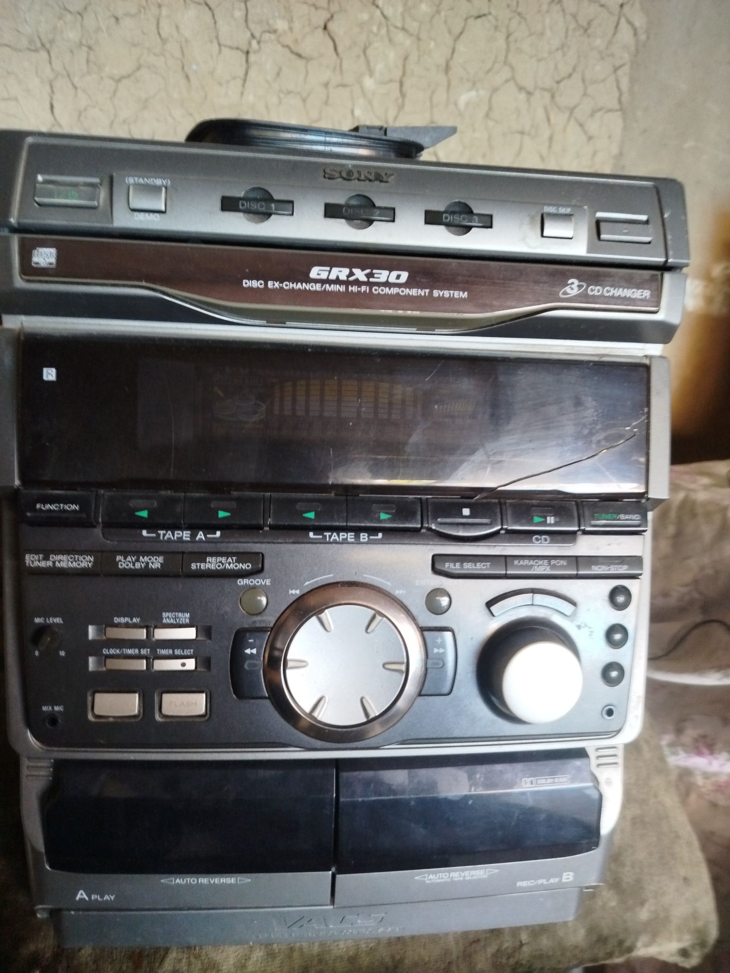 Музыкальный центр  SONY  grx30