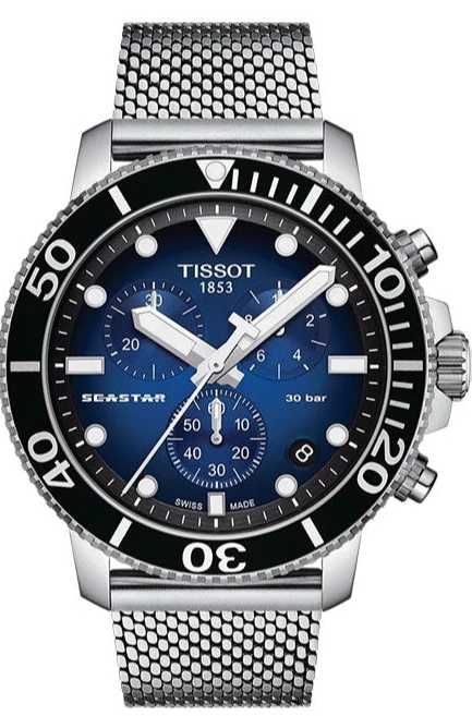 Часы Tissot Seastar 1000 Chronograph, НОВЫЕ в коробке.