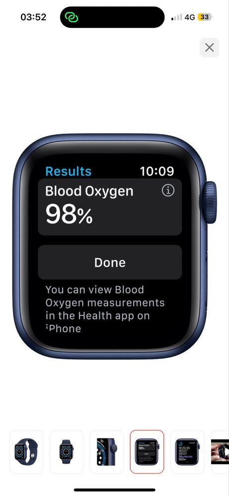 Смарт-часы Apple Watch Series 6 44 мм синий