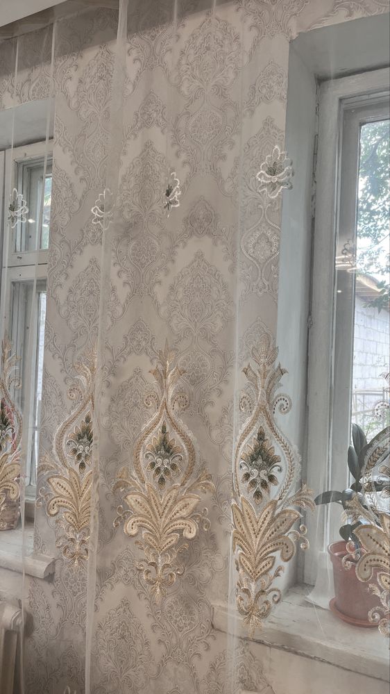 Пррдам комплект штор с тюлью