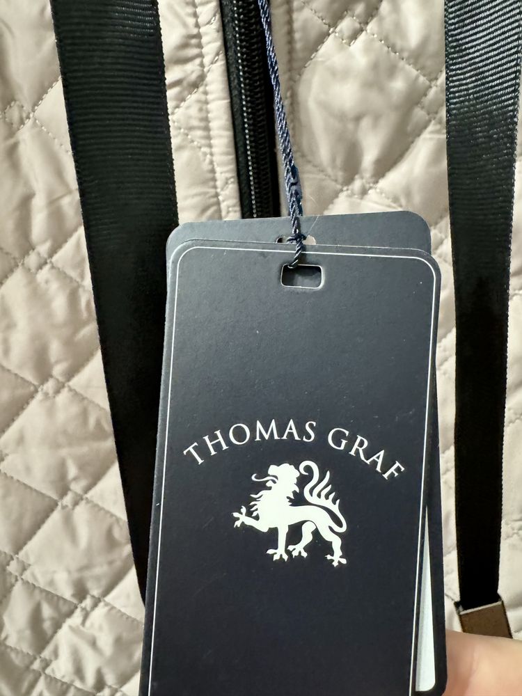 Стильная жилетка THOMAS GRAF, с капюшоном, Новая!