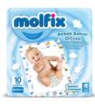 Детские одноразовые пеленки Molfix, 60*60см, 10шт