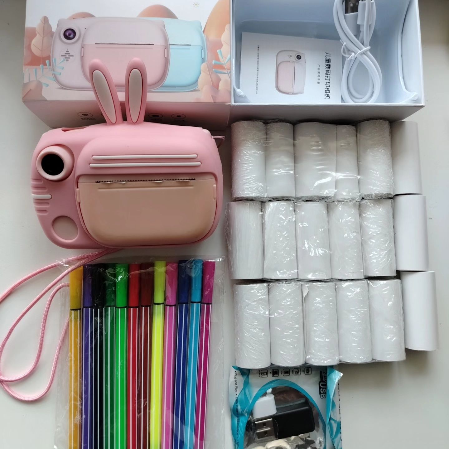 Продам оригинальную игрушку Фотоаппарат Camera Розовый зайчик пластик