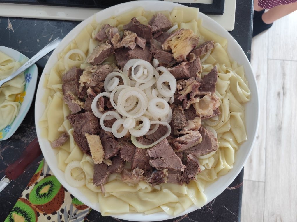Бешбармак, куырдак,