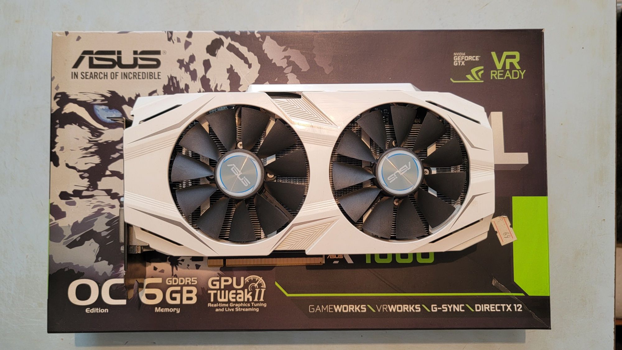 Видеокарта ASUS GTX 1060 6G