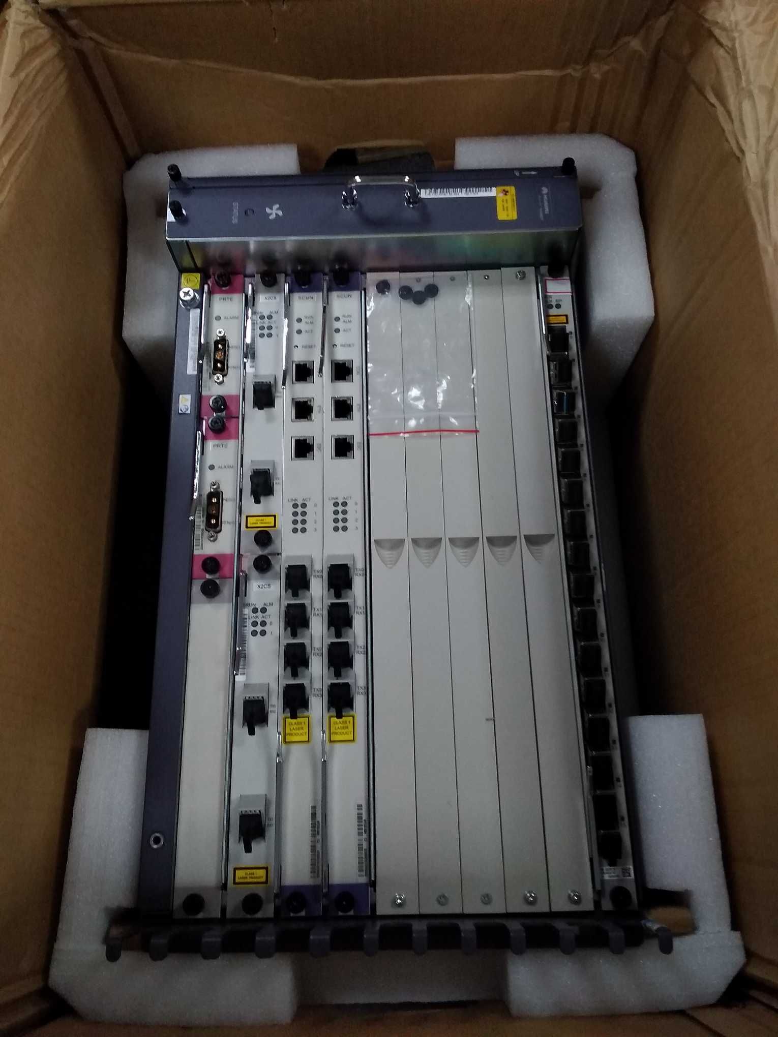 Huawei GPON MA5683T с платой GPFD С++ 16 и блок питания ETP48100-B1