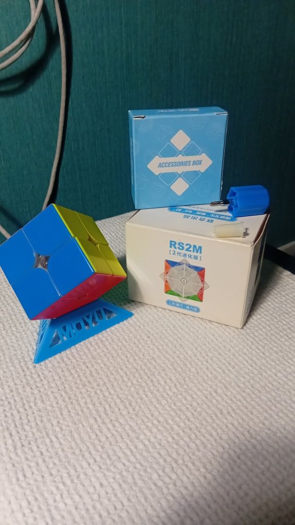 Кубик Рубика MoYu RS2 M Evolution 2×2 Отличное Состояние