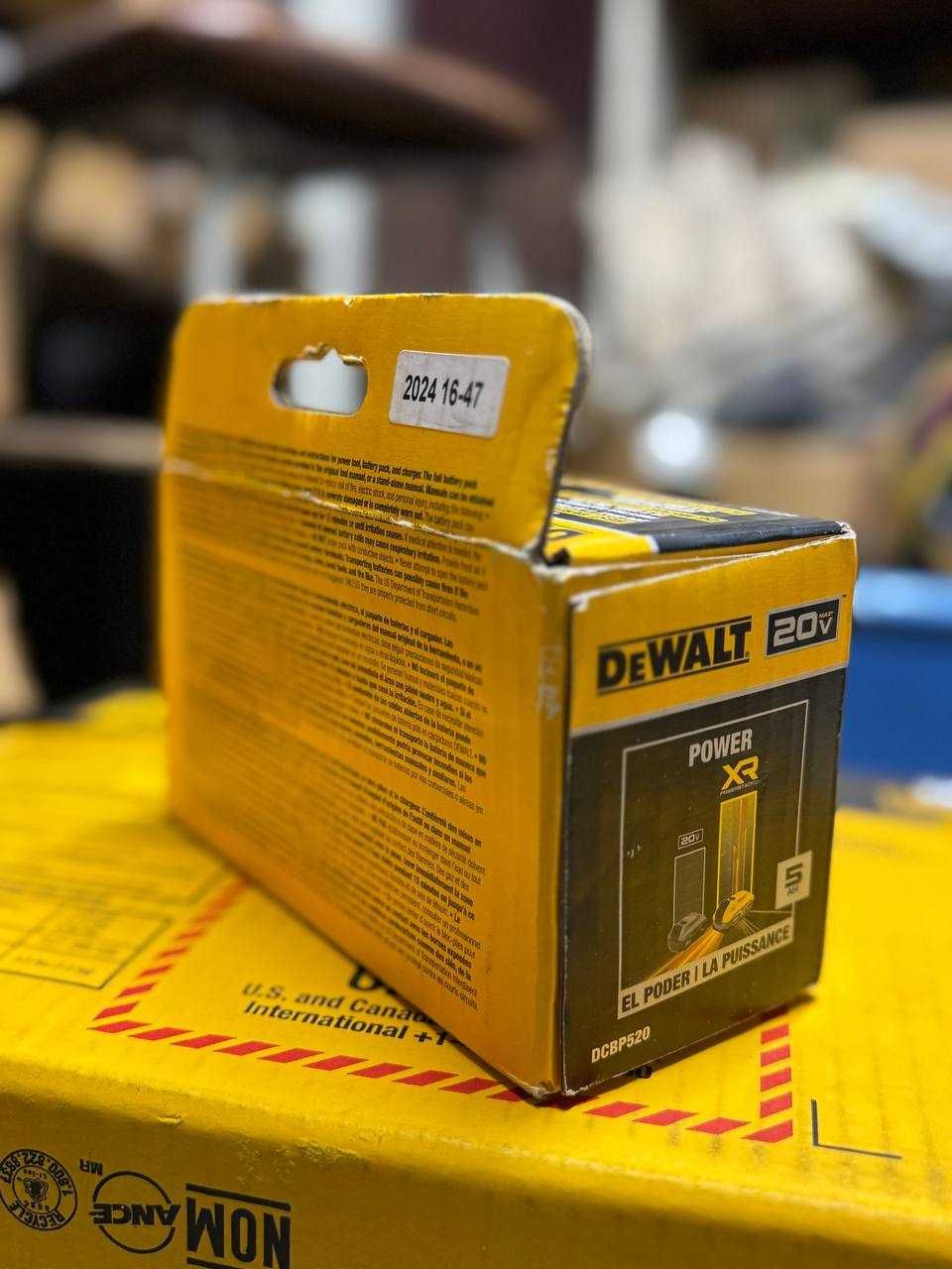 Аккумулятор батарея dewalt powerstack 18-20V 5Ah 2024г, новый,оригинал