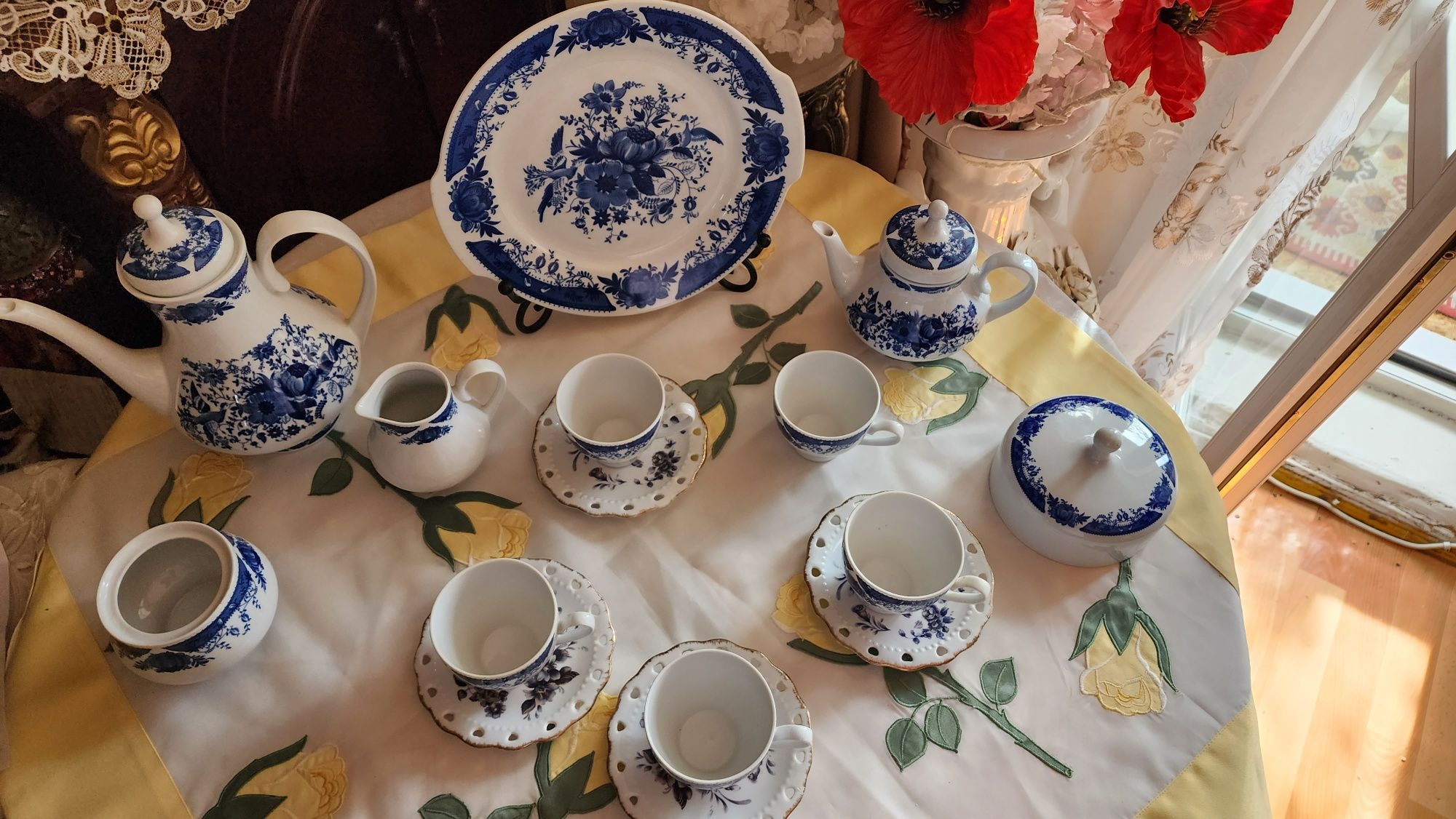 Чайный сервис ГДР Кахла