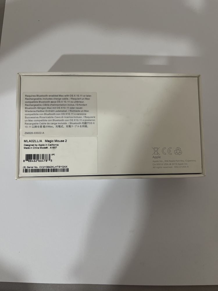 Мышь Apple Magic Mouse 2 белый