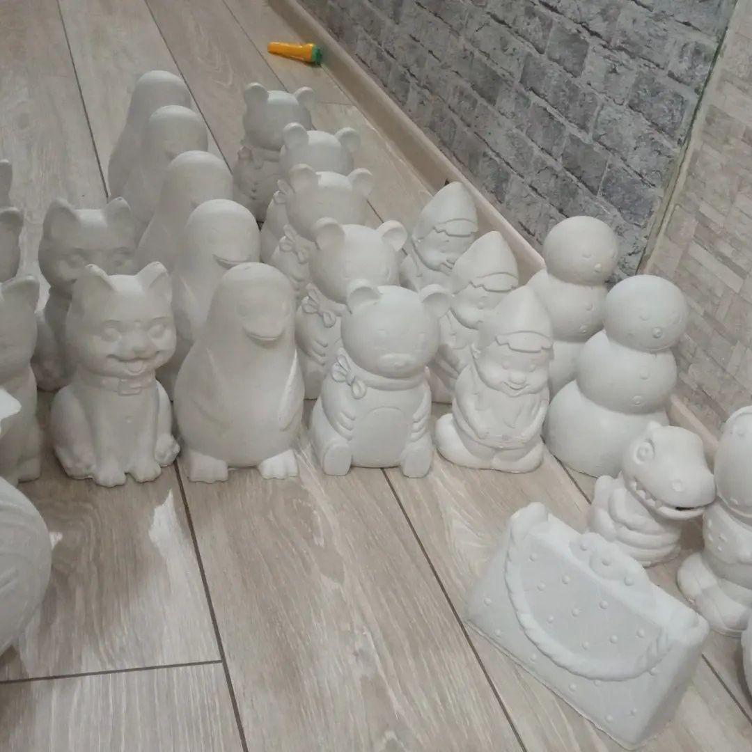 Копилка из гипса