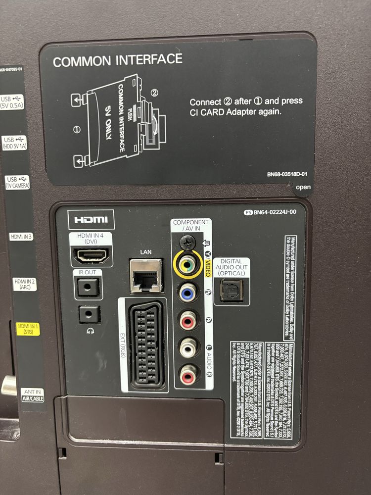 Телевизор под ремонт Samsung Series 6 102 см