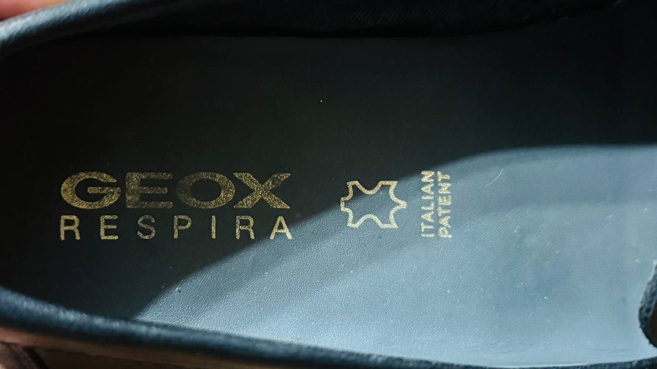 Мужские мокасины GEOX Respira натуральная кожа