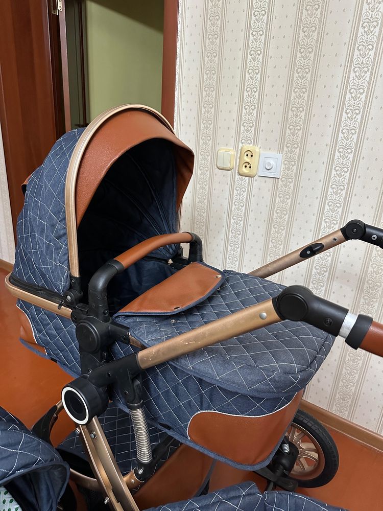 Коляска +люлька + сумка
