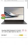 Ноутбук ASUS Zenbook S 14 OLED 14" / 32 Гб / SSD 1024 Гб / Win 11