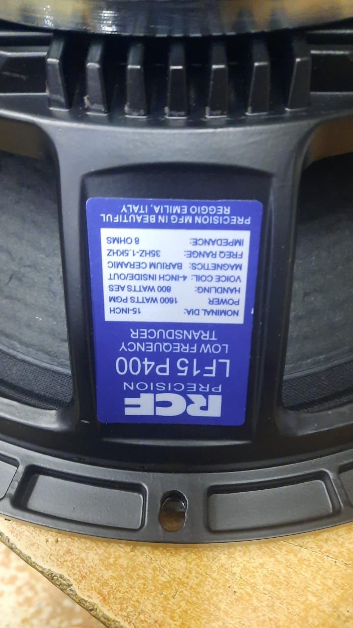 RCF- х-401, P400, LF15, 1600Вт, ,2500вт.