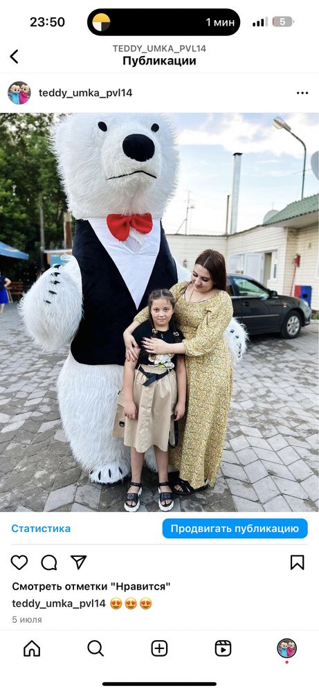 5000 аренда ростовых кукол