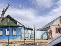 Продам ворота голубого цвета