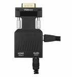 Адаптер/Переходник с VGA папа на HDMI 1080 мама и 3,5 мм