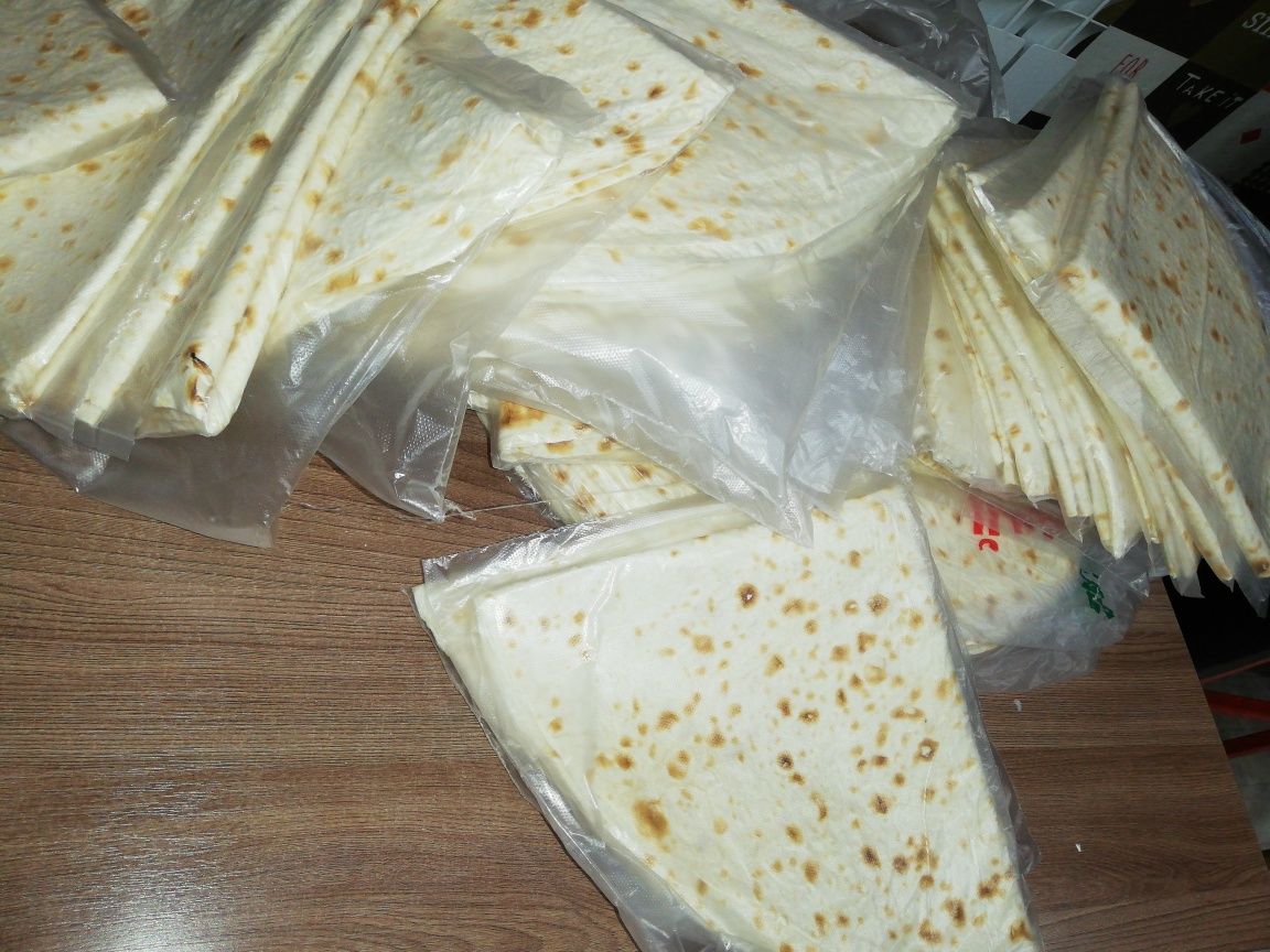 Лаваш тонкий лимонады, квасы, коктели