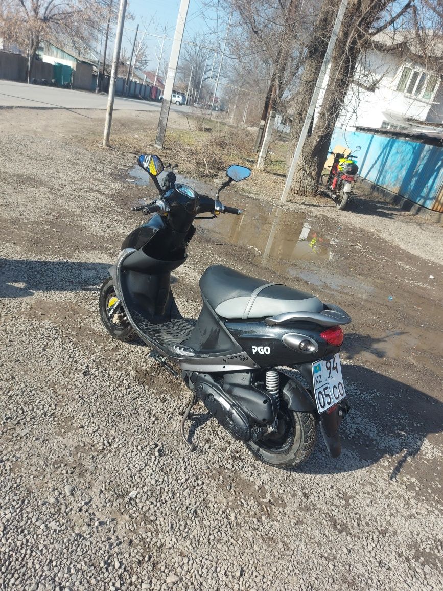 125 кубов Марка PGO Привезён с Японии