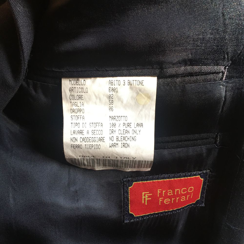 Продам мужские пиджаки Franco Ferrari 58р!  и брюки Yves Saint Laurent