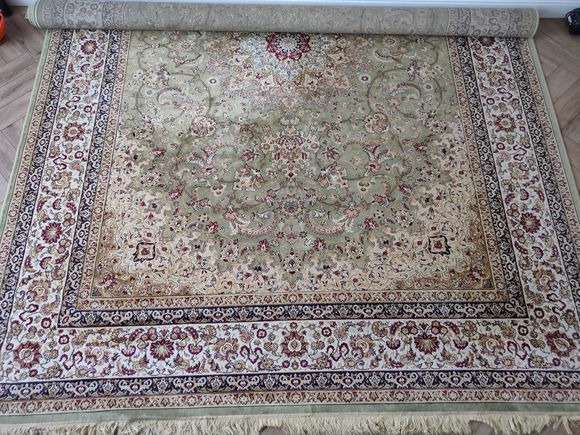 Шелковый ковёр, б/у. 390×275