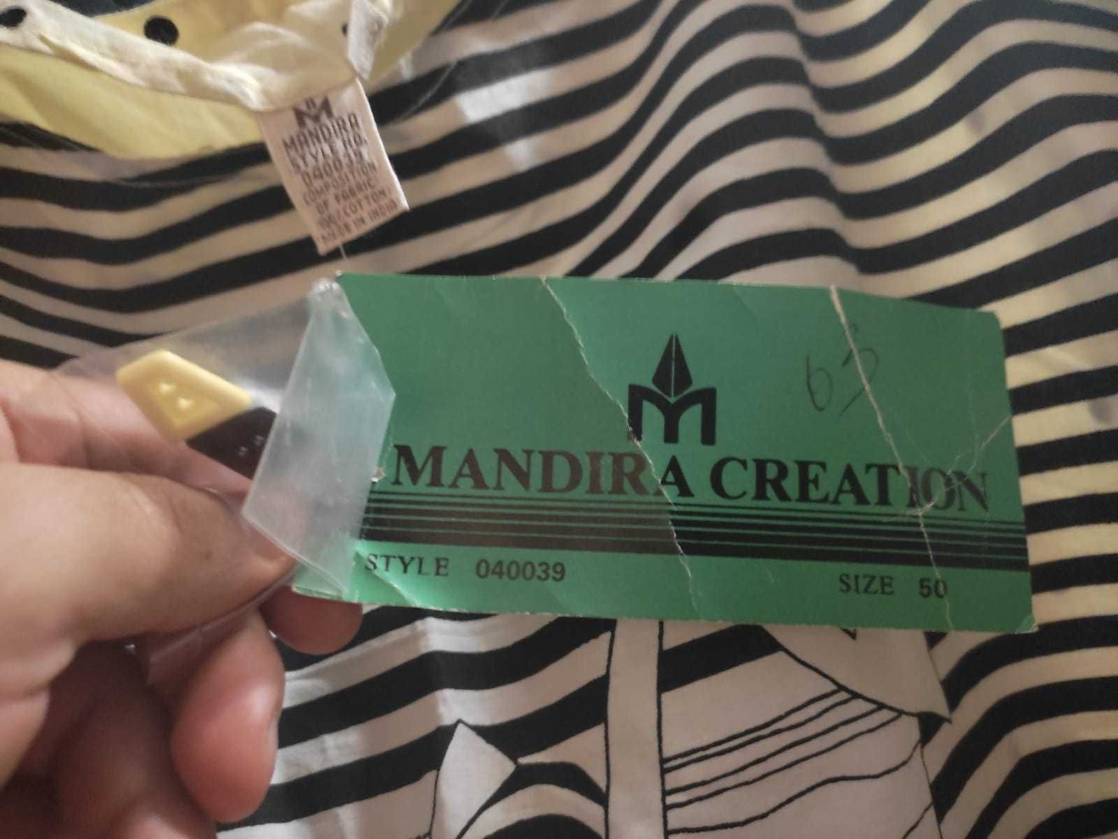 Винтаж блузка и юбка времен СССР новое Mandira Creation Индия