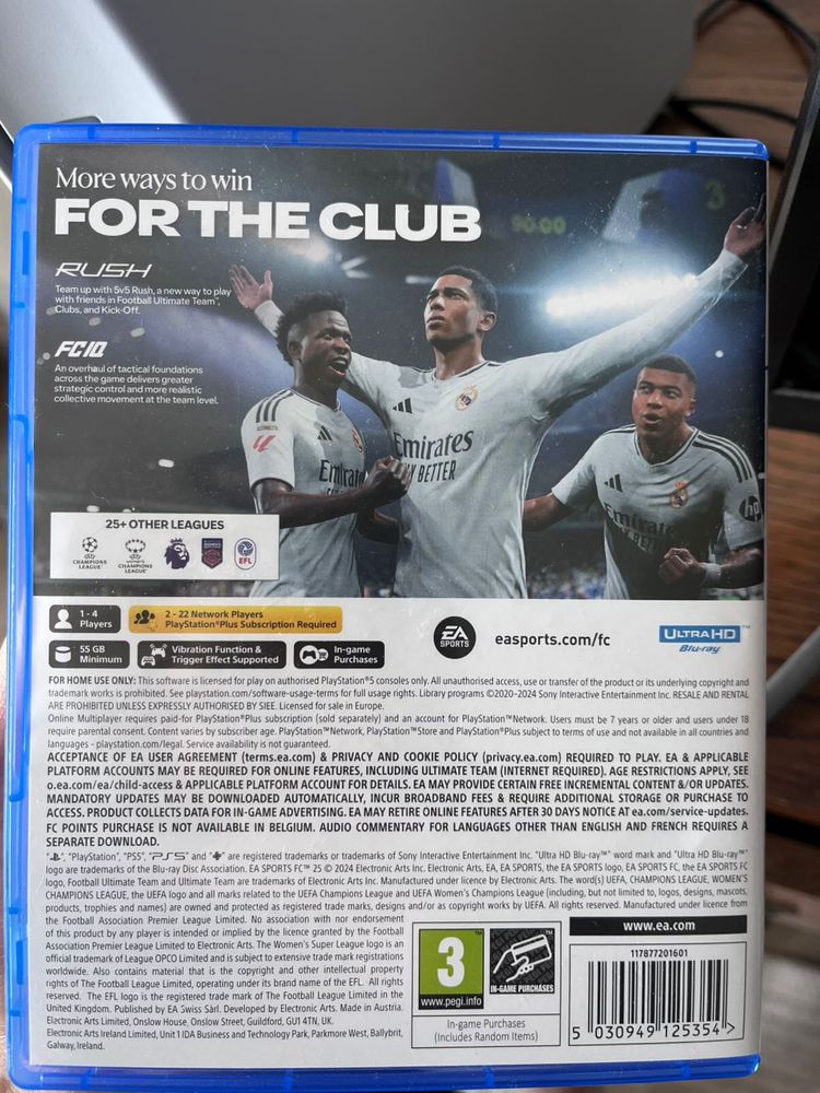 FC25 для плэйстэйшн 5