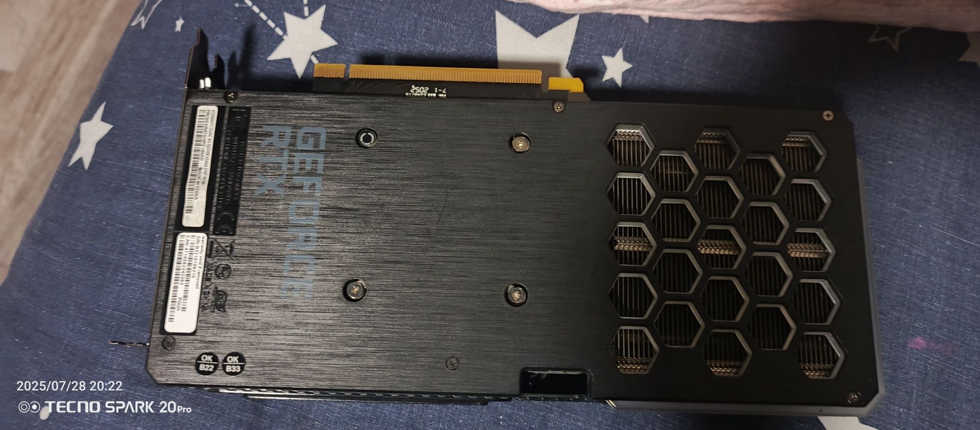 Видеокарта RTX3060ti от palit dual  8gb