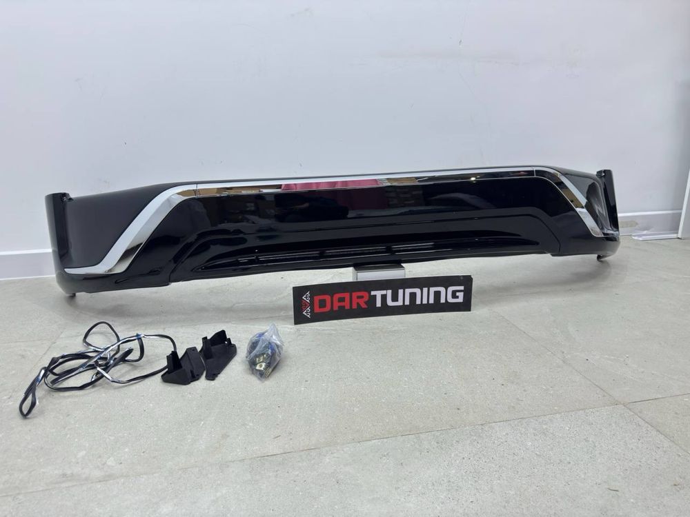 Губа переднего бампера Toyota Land Cruiser 200