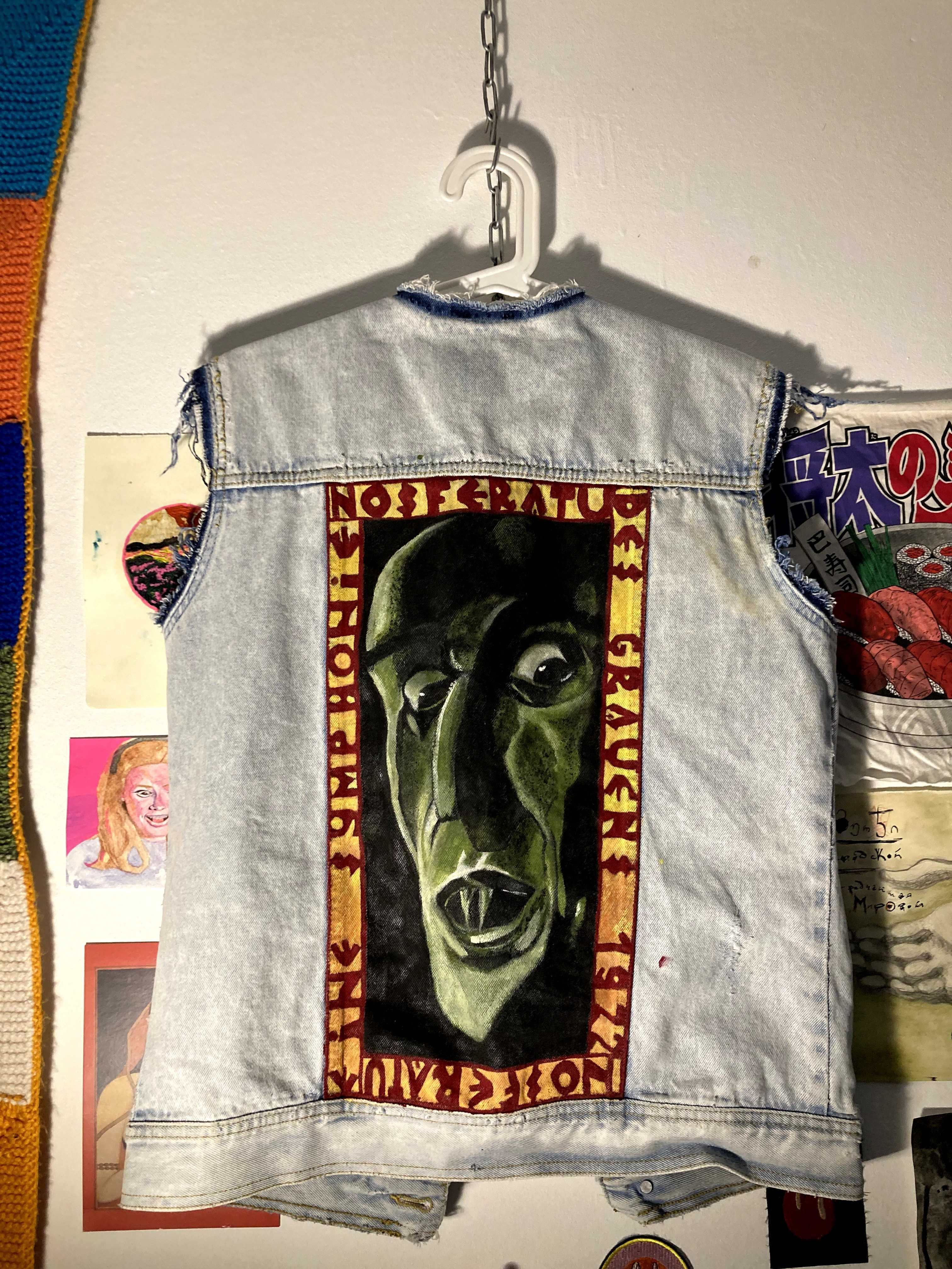Джинсовая безрукавка custom