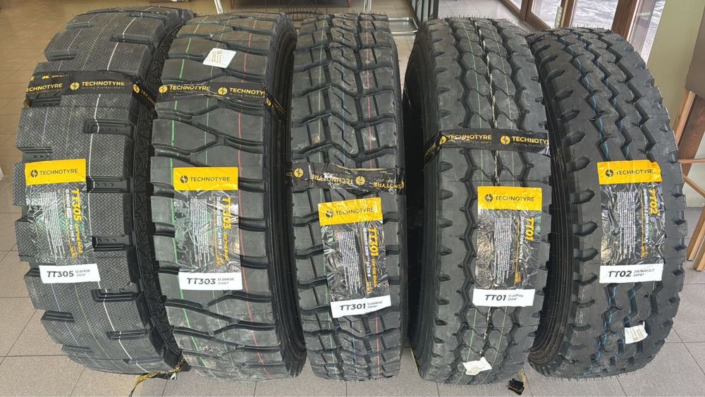 Шины грузовые TechnoTyre 12R22.5 качество премиум 2025