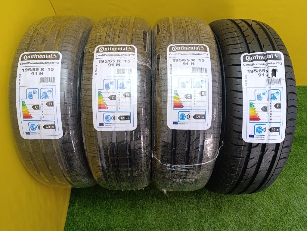 Шины 195/65 R15 Continental комплект.